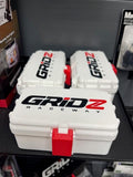 GRIDZ Battery Box (White) 32 AAA batteries capacity