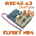 FLYSKY NB4 COMPATIBLE 4 CHANNEL MICRO WIRELESS RECEIVER FOR 1-24 1-28 (CASE-LESS) [MXO RACING] RXC42-A3 V3 (NB4)