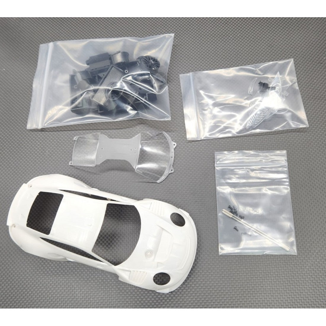 GL Racing 911-GT3 White Kit Set *Wheel Base 98mm* Model:GL-911-GT3-K01