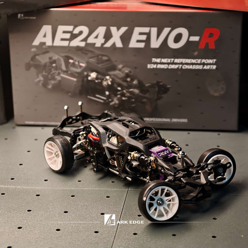 *Pre-Order* Late September arrival subject to change ARKEDGE AE24X EVO-R 1/24 SCALE RWD RC DRIFT CHASSIS[Pre-Assembled]