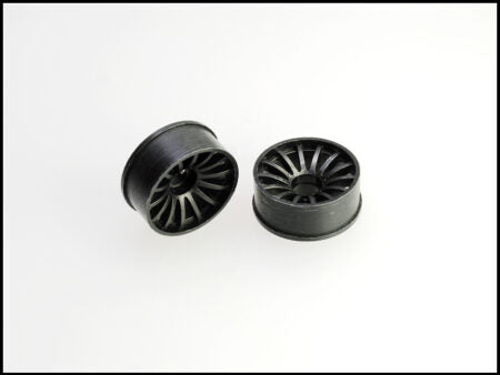 PN Racing Mini-Z 2WD Machine Cut 16 Spoke Front Wheel F1 Black Part Number: 216BF1