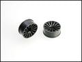 PN Racing Mini-Z 2WD Machine Cut 16 Spoke Front Wheel F0 Black Part Number: 216BF0