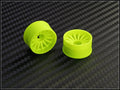 PN Racing Mini-Z 2WD Machine Cut 16 Spoke Rear Wheel R0 Yellow Part Number: 216YR0