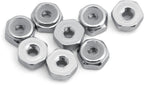 M2 Alu. Nylon Color Nut 8pcs (Silver) MZW128S