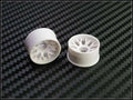 PN Racing Mini-Z 2WD Machine Cut BBS Rear Wheel R0 White Part Number: 288WR0