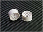 PN Racing Mini-Z 2WD Machine Cut BBS Rear Wheel R0 White Part Number: 288WR0
