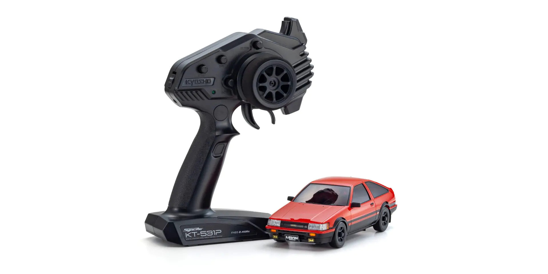 Kyosho MINI-Z AWD Toyota COROLLA LEVIN AE86 Red/Black 32641RBK
