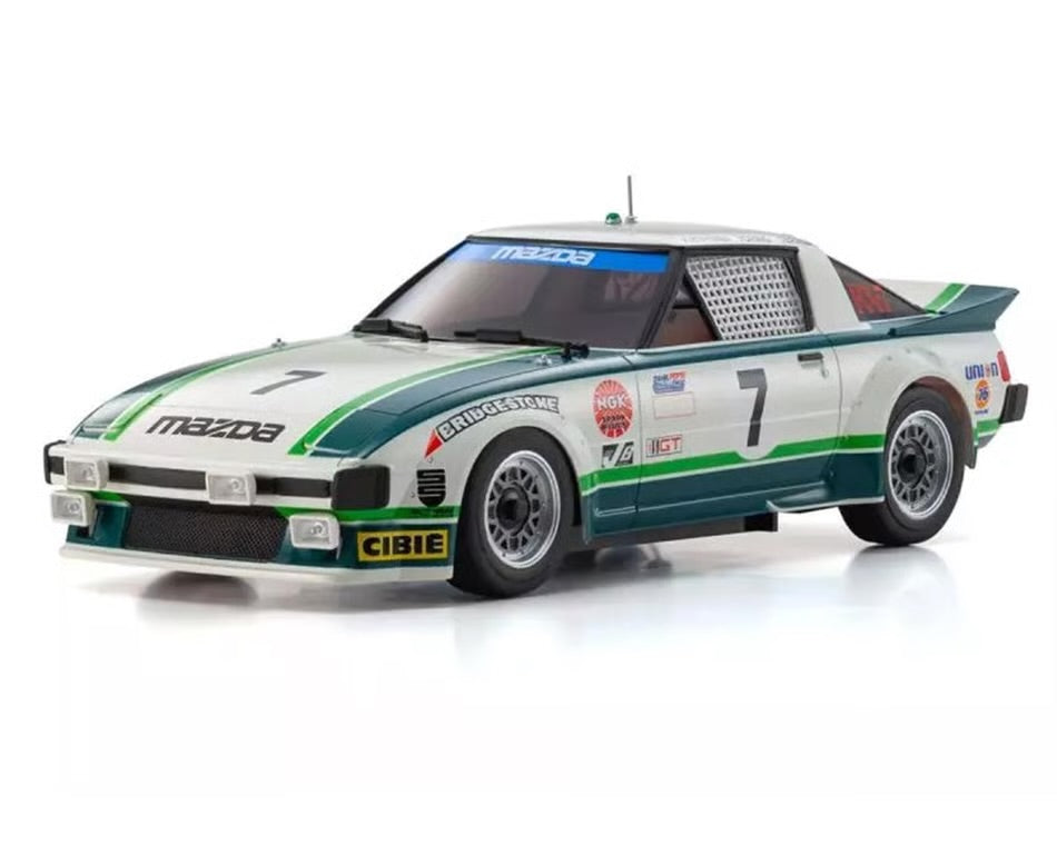 Kyosho MR-04 RWD Mini-Z Readyset w/1979 Mazda Savanna RX-7 Body (Green/White) w/KT-531P 2.4GHz Radio

Part#: KYO32365GR