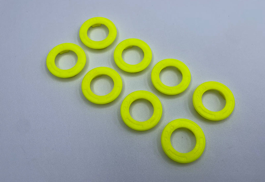 Reflex Racing Speed Dish Side Wall Plate Set (22.40,22.60,22.80,23.00) - Yellow