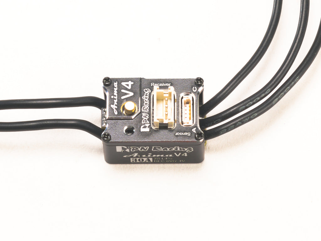 PN Racing Anima V4 30A 1/28 Sensored Brushless ESC (Black)