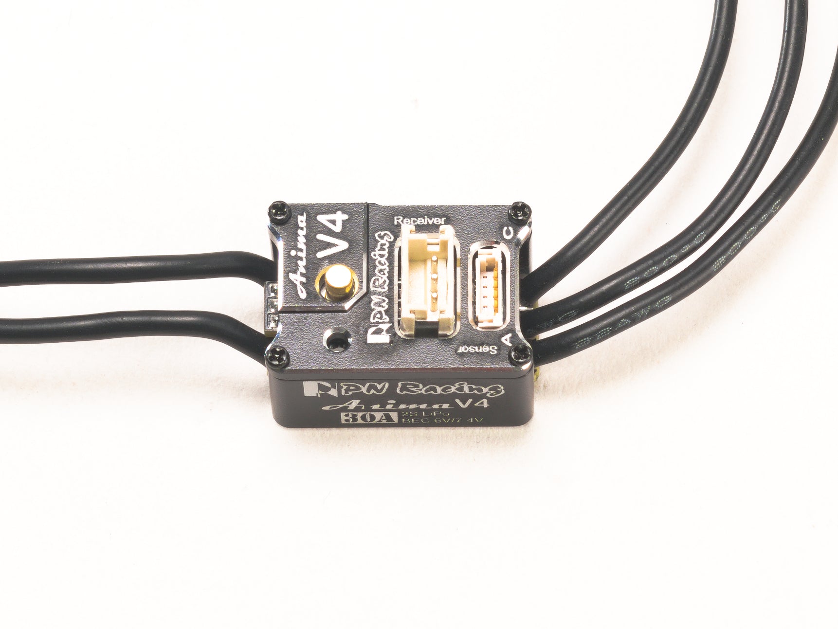 PN Racing Anima V4 30A 1/28 Sensored Brushless ESC (Black)