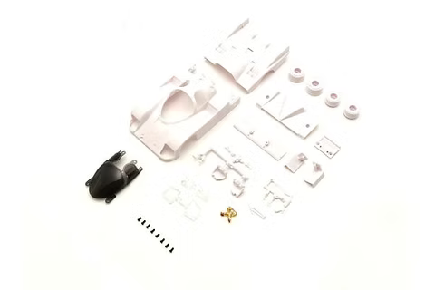 Kyosho Mini-Z 1-28 Porsche 962 C Coupe LH White Body set White body set (w-Wheel) (unpainted) 102mm F: 2.5 (N) R: 1.0 (W) [Kyosho] MZN233