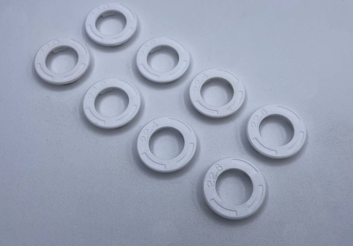RX601W SPEED DISH SIDE WALL PLATE SET v1 (22.0,22.2,22.4,22.6) WHITE - RX28 [Reflex Racing] RX601 Part Number: RX601W