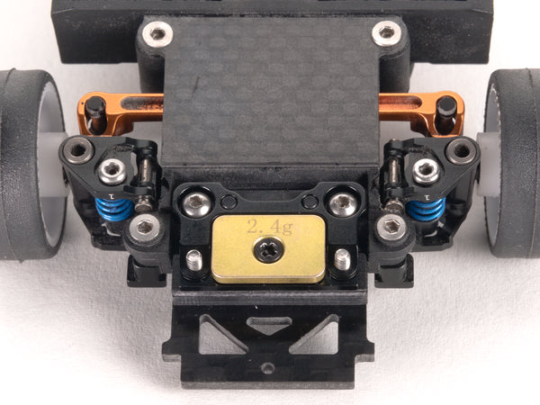 PN Racing Mini-Z Brass Weight Set for V2 Interchangeable Front Body Mount