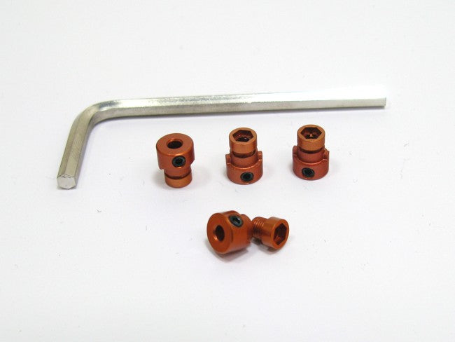 PN Slot GroupZ Wheel Adaptor Mini-Z Wheel Rims (4pcs) Part Number: GZ1009