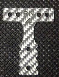 PN Racing Mini-Z MR03 MM Silver Carbon T-Plate #4 Part Number: MR3002S
