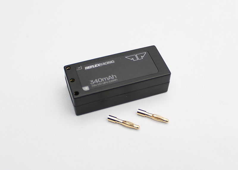 RRE012 Reflex Racing 340mah 7.6V LiHV Hardcase Battery Pack