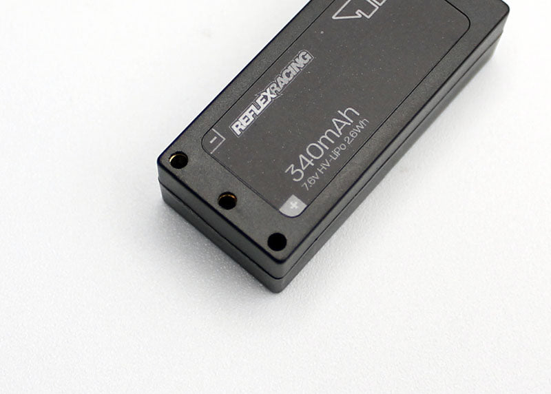 RRE012 Reflex Racing 340mah 7.6V LiHV Hardcase Battery Pack