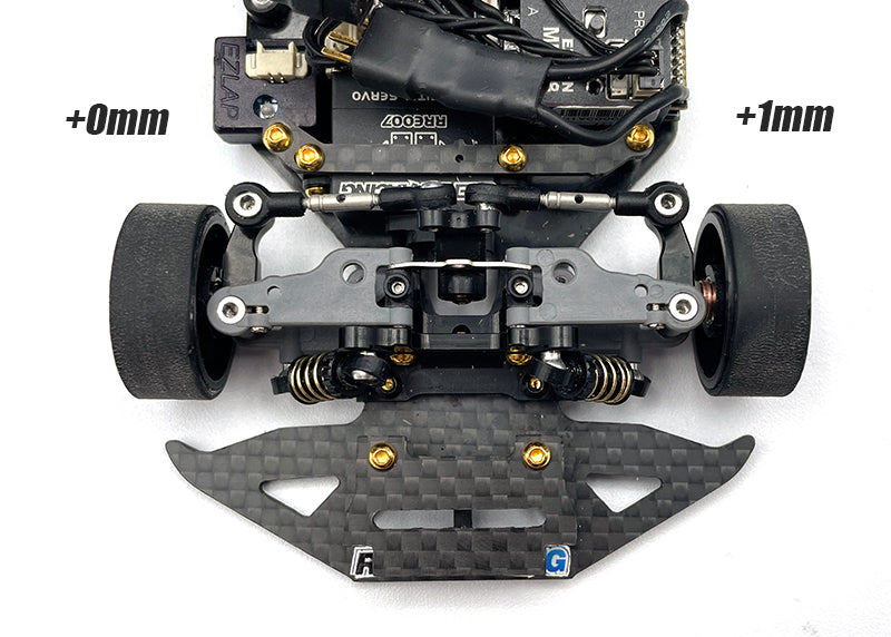RX516V2 Reflex Racing Titanium Reverse Thread Adjustable Front Axles
