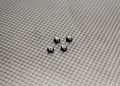 RX525 Reflex Racing Aluminum Wheel Nuts (Black) - 4pcs
