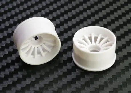 PN Racing Mini-Z 2WD Machine Cut 16 Spoke Rear Wheel R1 White Part Number: 216WR1