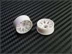 BBS PN Racing Mini-Z 2WD Machine Cut BBS Front Rim F1 2 pcs White 288WF1