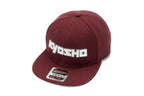 Kyosho Burgundy Snap Flat or Curved Otto Hat