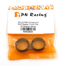 PN Racing Mini-Z KSK Compound RCP Radial 11mm Tire 30 Shore (2pcs) Part Number: KSK2830
