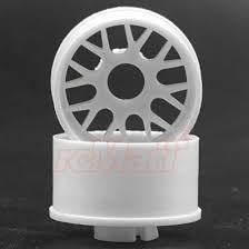 BBS PN Racing Mini-Z 2WD Machine Cut BBS Rear Rim R3 2 pcs White 288WR3
