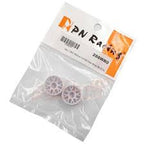 PN Racing Mini-Z 2WD Machine Cut BBS Rear Wheel R0 White Part Number: 288WR0