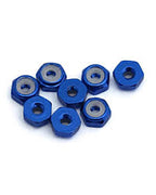 M2 Alu. Nylon Color Nut 8pcs (Blue) MZW128BL