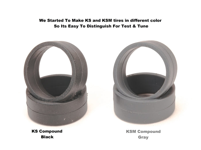 PN Racing Mini-Z KS Compound RCP Low Profile Slick 8.5mm Tire FIRM 42 Shore (2pc)