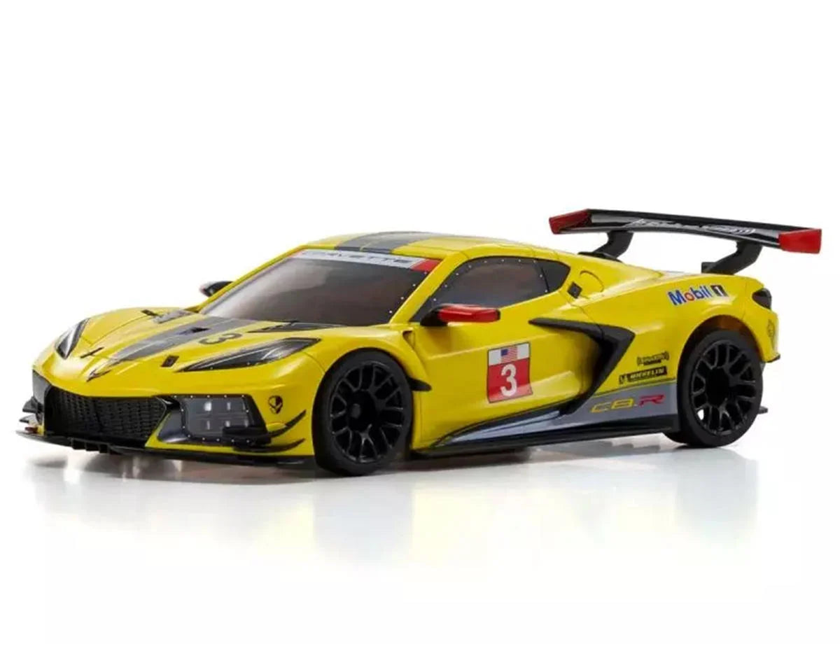 Kyosho MR-04 RWD Mini-Z Readyset w/Chevrolet Corvette C8.R Body (Yellow) w/KT-531P 2.4GHz Radio Part#: KYO32356Y