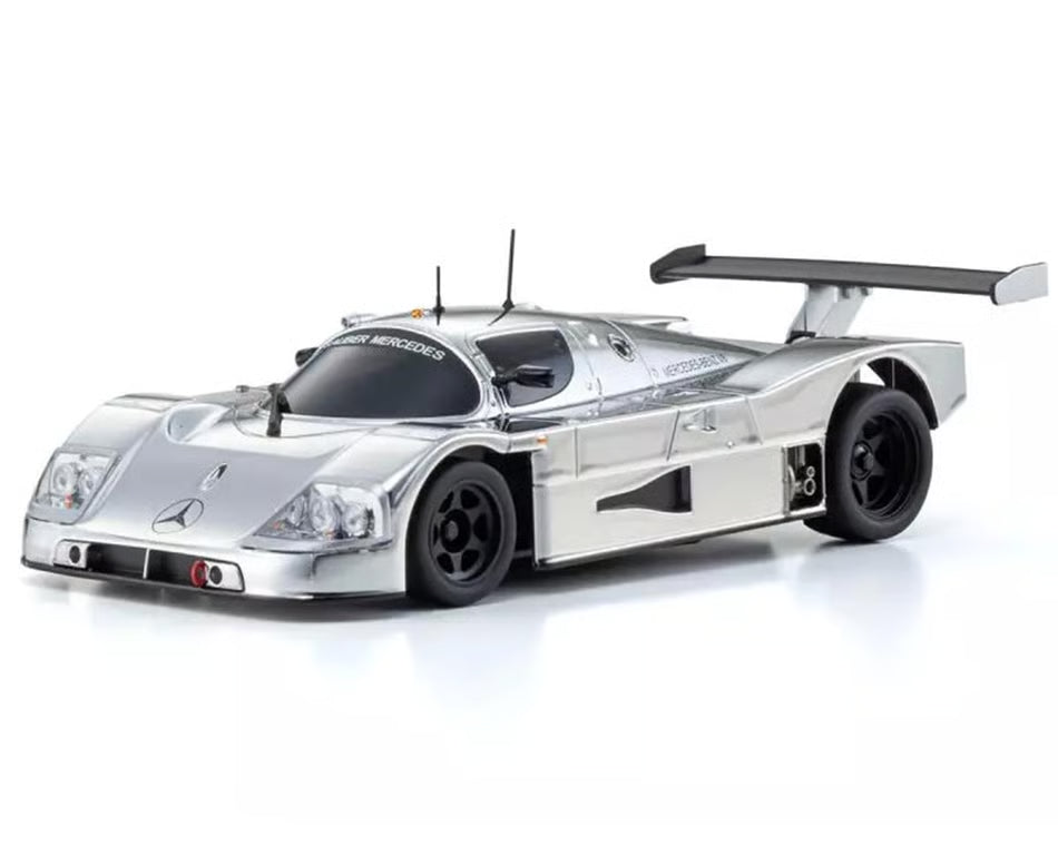 Kyosho MR-04 RWD Mini-Z Readyset w/Sauber-Mercedes C9 Body (Chrome/Silver) w/KT-531P 2.4GHz Radio