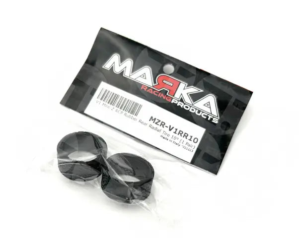 Marka MZR-V1RR10 11mm Mini-Z RCP Rubber Rear Radial Tire