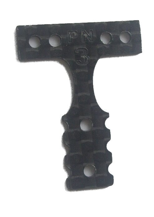 PN Racing Mini-Z MR03 MM Carbon T-Plate #3 Part Number: MR3001