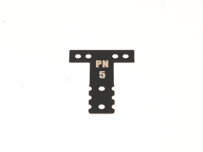 PN Racing Mini-Z MR03/MR04 MM Spring Steel T-Plate #5 (Black) Part Number: MR3075K