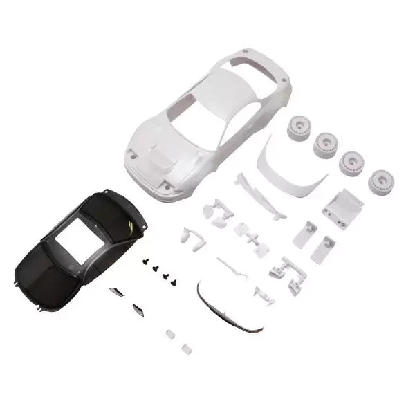 Kyosho MZN236 Toyota Celica GT-Four RC White Body Set w/Wheels Mini-Z AWD