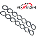 NEXX Racing Products  NXUSA-EVO-416 Nexx Racing’s “JUD” Flange Rings for EVO Mesh Rims (14pcs)