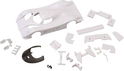 Mini-Z 1-28 Toyota GT-One TS020 LM (102mm) White body set (w-Wheel) (unpainted) F: 3.5 (N) R: 1.0 (W) [Kyosho] MZN158